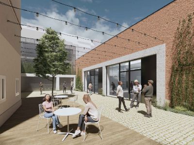 Areál Praha - vizualizace